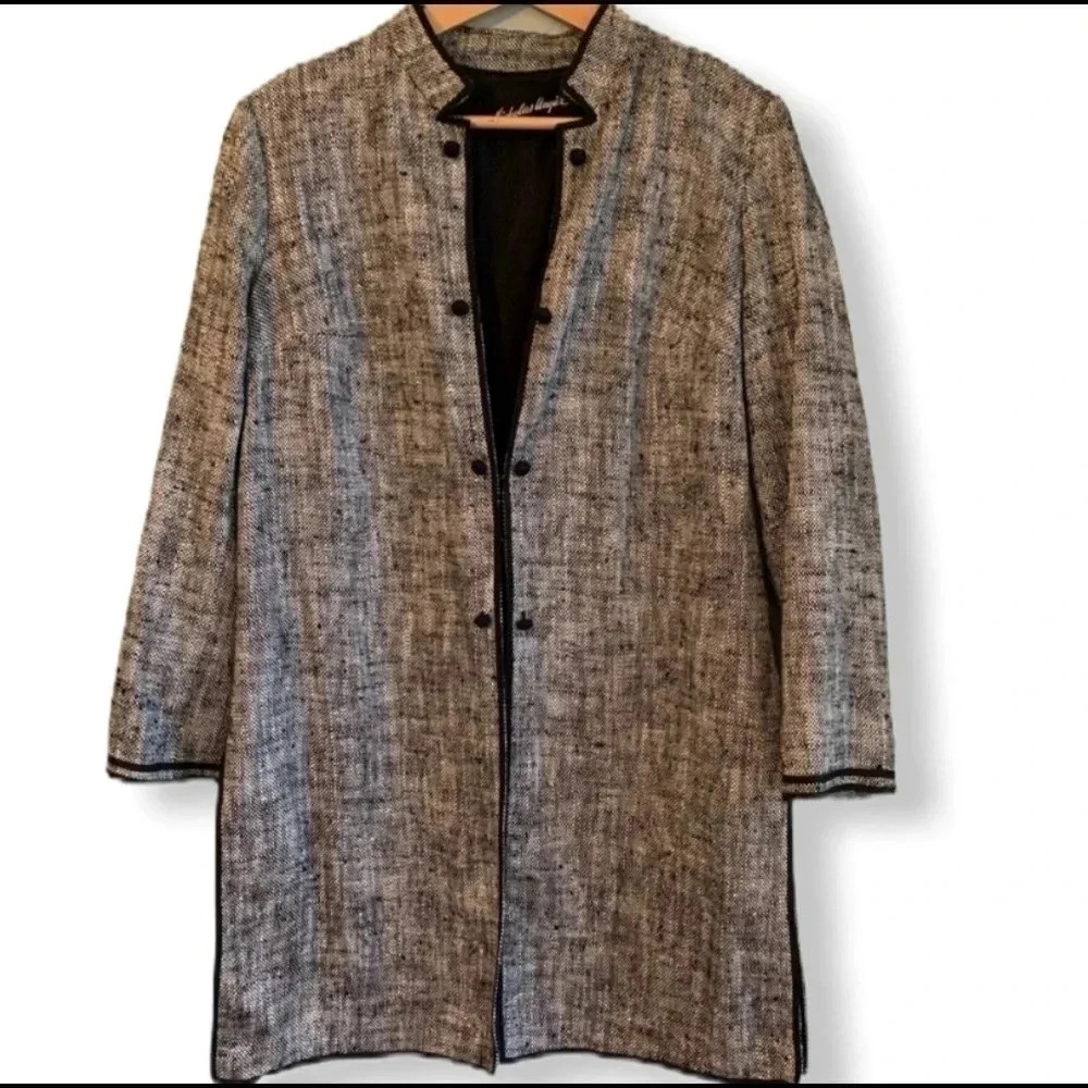 Vintage Nicholas Ungar tweed tunic jacket